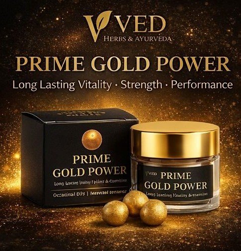PRIME GOLD POWER – Premium Golden Ball Pills for Men