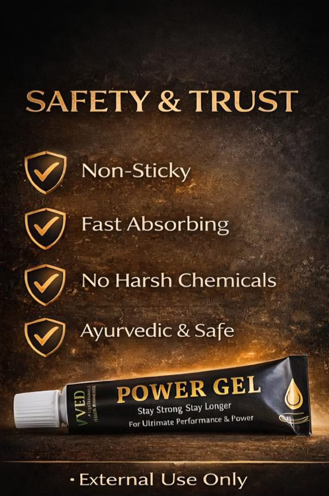POWER GEL – Premium Herbal Performance Gel for Men